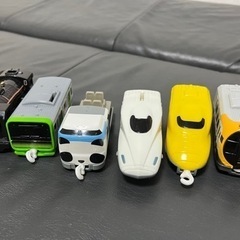 ★連結　乗り物セット6点★電車、新幹線、機関車など