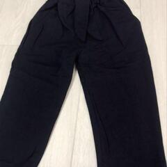 【新品未使用】韓国 ファッション 丸襟 シャツブラウス 上下セット キッズ 80の画像