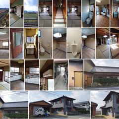 大きなお家　戸建て賃貸　初期費用お安く！190㎡　マンスリー(金額相談)　ペット可　平屋と2階建ての計２棟　お部屋数合計11部屋　大家族 民泊 法人 雰囲気　景色とっても素敵です 神前駅近く 一軒屋 一軒家 一戸建て　賃貸戸建て - さぬき市