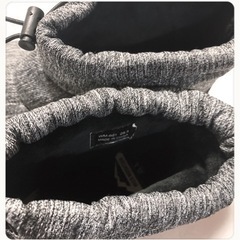 ꒰試着のみ꒱撥水加工 防寒 メンズ ショートブーツ 25.5cm 白黒モノトーンの画像