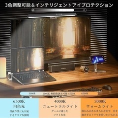 モニターライト ディスプレイ ライト スクリーンバー 高演色性 フリッカー無しの画像
