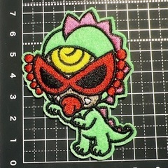 ⑤ HYSTERIC MINI ヒスミニ アイロン刺繍ワッペン　ミニラ