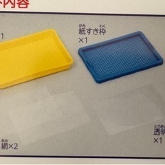 紙すき(紙漉き)セット2つの画像