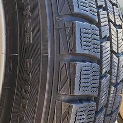 スタッドレスタイヤ 4本 ホイール付き  ダンロップ 205/60R16の画像