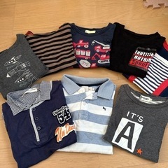 男の子春夏用トップス130cm 9点セットの画像