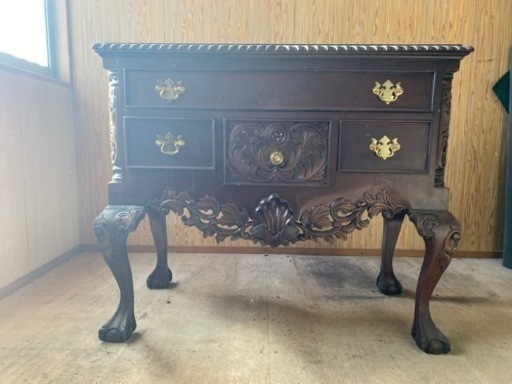 ドレッサー・鏡台・骨董品・木彫り