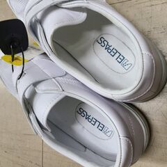 J4200　値下げしました！ミドリ安全　メディカルエレパス　ナースシューズ　　ホワイト　25.0cm　　【リユースのサカイ柏店】の画像
