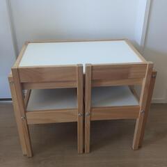 IKEA LATT イケア レット 子ども用テーブル チェア2脚 