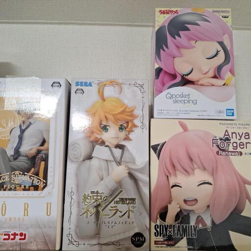 スパイファミリー1 ラムちゃん1 ネバーランド1 コナン1