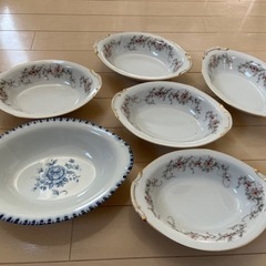 食器　カレー皿　レトロ　6枚セット