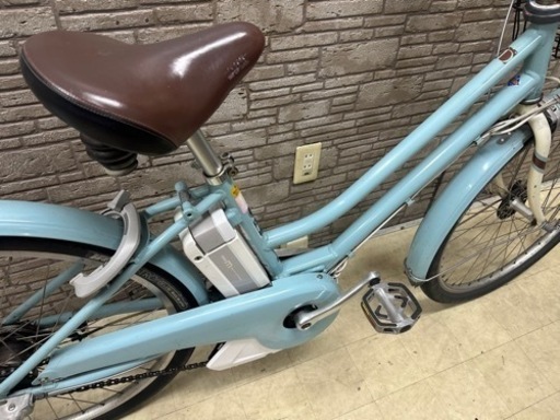 クリスマスSALE?東京23区配達無料?? 新基準 ブリヂストン デリーシェ　6.6Ah リチウム 電動自転車 中古 1505