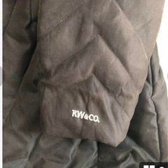 ダウンコート  RW&CO ダークブラウン　の画像