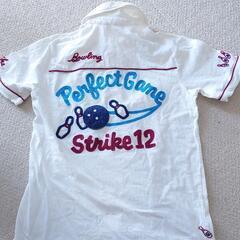 rough ボウリング刺繍　ポロシャツの画像