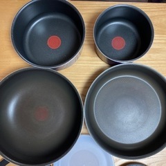 取手の取れるティファール　9点セット(ガス便　火専用)の画像