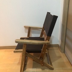 【新品】ニトリ　木製折りたたみチェアの画像