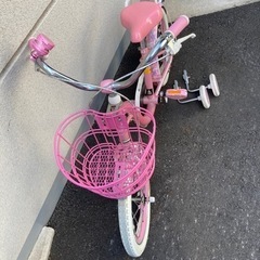 子供用自転車　mezzo piano 補助輪付きの画像