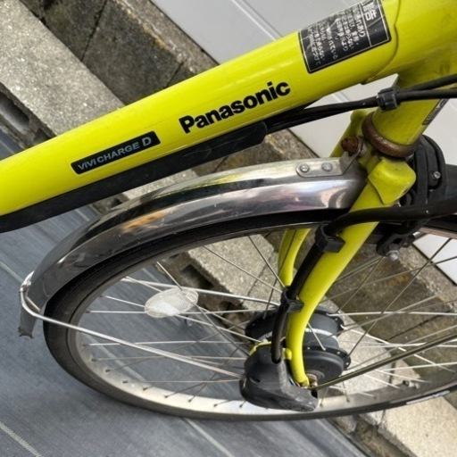 年Panasonic 電動自転車　変則付　26インチ　バッテリー2個