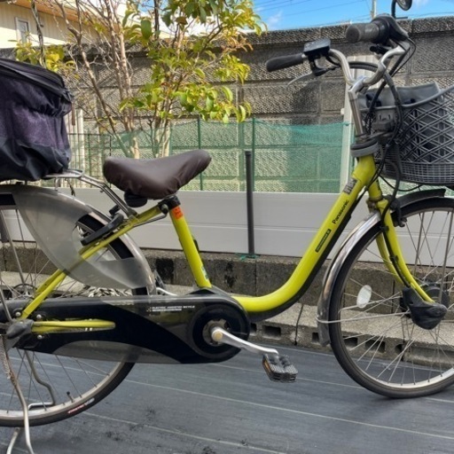 年Panasonic 電動自転車　変則付　26インチ　バッテリー2個