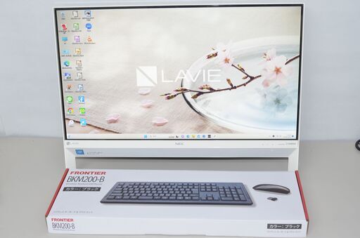 中古一体型パソコン 最新Windows11+office NEC DA370/K Celeron-3865U/爆速SSD512GB/メモリ8GB/DVDマルチ/23.8インチ/webカメラ/テレビ機能