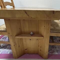 カントリー風　ダイニングテーブルセットの画像