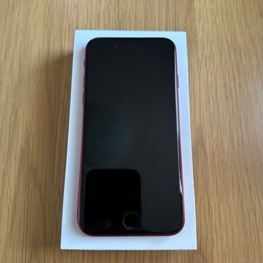 極美品 iPhone se2 64gb 第2世代 バッテリー93% レッド 赤 箱あり ケース3個付き