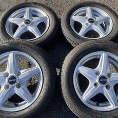 中古155/65R13付！タイヤホイール4本セット！ライフ、ザッ...