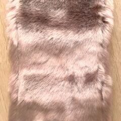 ◆500円◆赤のチェックの可愛いマフラー◆洗濯可◆美品◆の画像