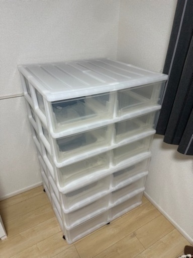 チェスト　プラスチックチェスト　タンス　収納　2個