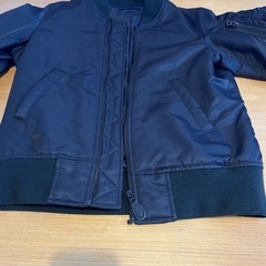 UNIQLO  MA-1  ブルゾン　XS   ユニセックス　黒の画像
