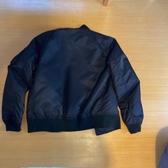 UNIQLO  MA-1  ブルゾン　XS   ユニセックス　黒の画像
