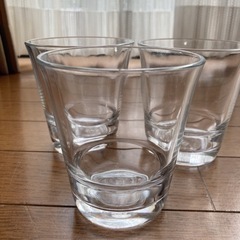 アデリア　ガラスコップ　3点セット