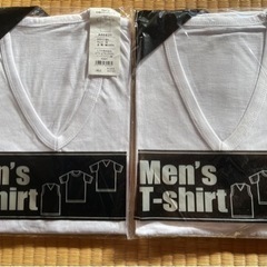 【新品】ヒラキMen's半袖Vネックシャツ