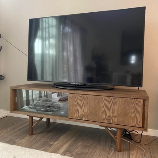 Francfranc フランフラン TVボード ラドニー テレビ台 120cm ウッド 北欧風　ダークブラウン