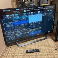 【歳末SALE 年末30日迄限定価格！】NETFLIX可 43型 SONY ブラビア 2019年製 正常動作（福岡市内　配送無料）の画像