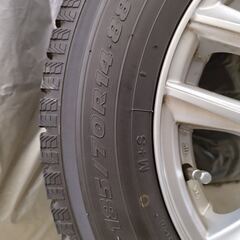 スタッドレスタイヤ４本セット　185/70R14　ホンダフリードで使用　TOYOタイヤ　溝たっぷりの画像