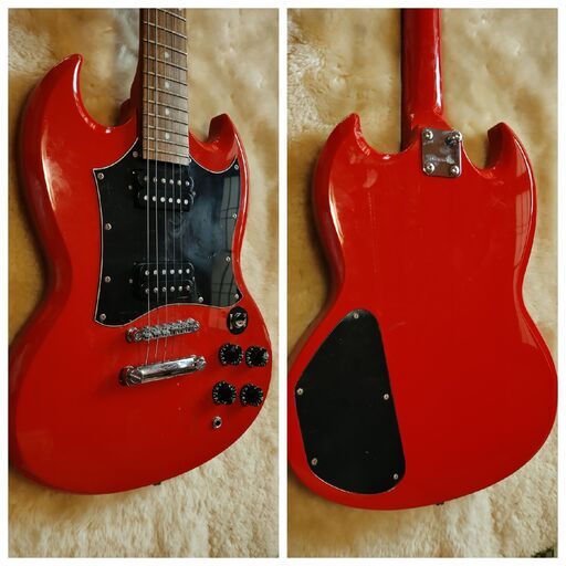 エレキ・エピSG＋アンプ＋アクセサリーの7点セット すぐに始められます