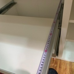 【美品】IKEA キッチン棚　ホワイト　キッチン収納　手渡し限定　の画像