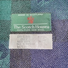 ☆お値引可能☆【美品】THE SCOTCH HOUSE  マフラー ストール スカーフ ひざ掛け (WOOL100%)の画像
