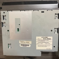 カーナビ　ALPINE アルパイン　　の画像