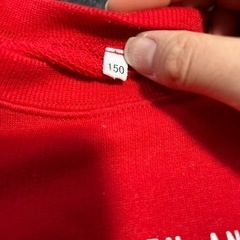 150センチ　実物は暗い赤です。の画像