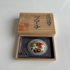 九谷焼 ブローチ