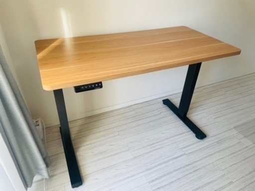 FLEXISPOT 電動式スタンディングデスク(幅120×奥行60,メモリー機能付き)