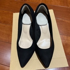 【美品】パンプス　黒　L 5センチヒール