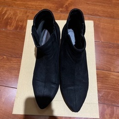 ショートブーツ　Lサイズ 黒の画像