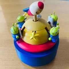 トイストーリー木製からくりオルゴール⭐︎エイリアン　の画像