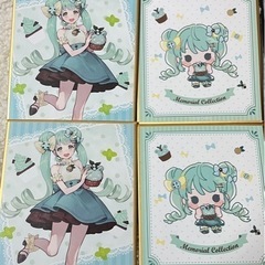 初音ミク みんなのくじ チョコミント ミニ色紙 4枚セット
