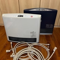 【2台セット】リンナイ ガスファンヒーター 木造14畳まで