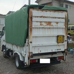 H13 トヨエース　2ｔ平ボディ　パワーゲート　600kg新明和すいちょくゲート　ラジオ 幌 フォグ 車両総重量5ｔ未満　16667の画像