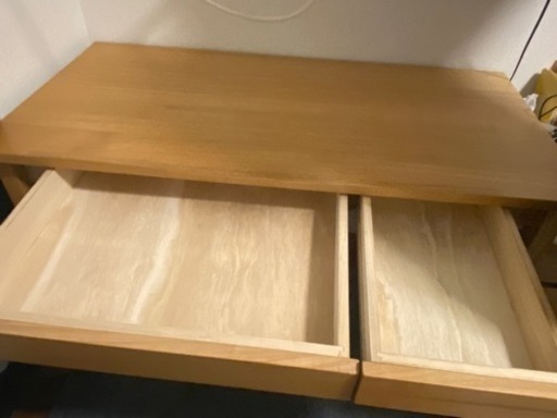 勉強机（２つの引き出し付き）無印良品