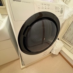 シャープ ドラム式洗濯機 ES-S7E 右開き　2020年製